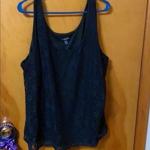 Lace tank top